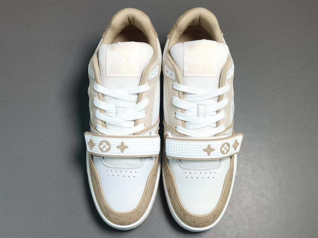 Louis Vuitton Trainer Monogram Denim Beige