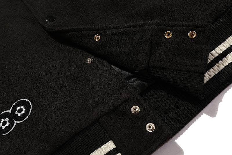 Vandy The Pink 4 Year Anniversary Varsity Jacket "Black Sail"