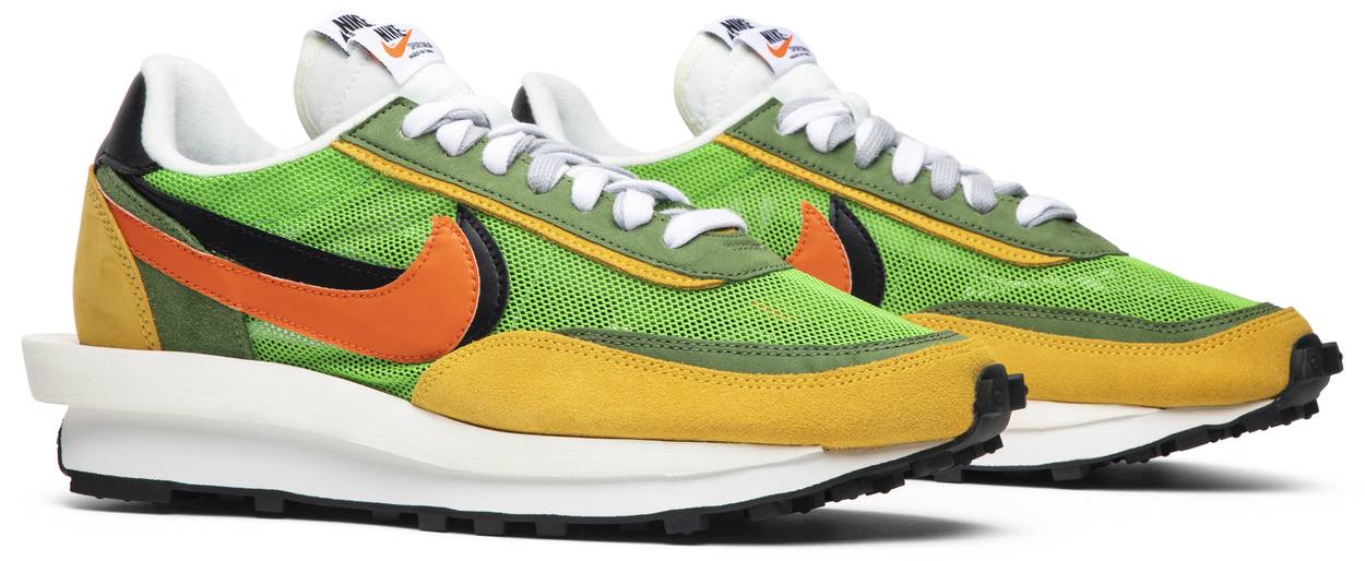 Sacai x LDWaffle 'Green Tan'