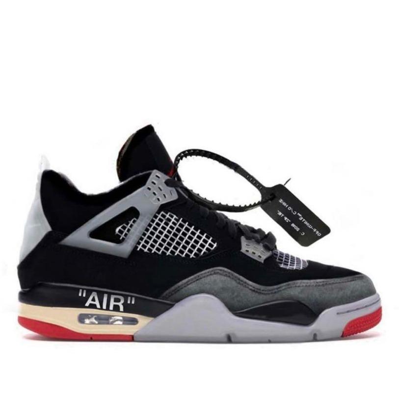 Off-White x Wmns Air Jordan 4 SP 'Bred'