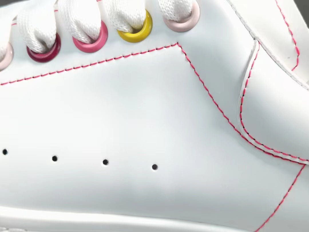 Alexander McQueen Wmns Oversized Sneaker 'White Rainbow'