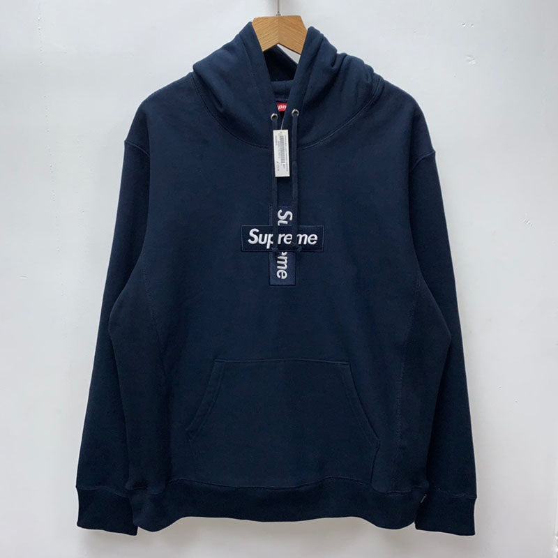 Supreme Cross Box Logo Hooded Sweatshirt