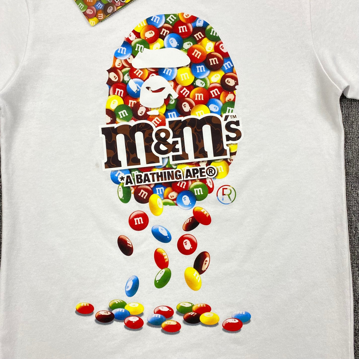 BAPE x M&M's Ape Head Tee