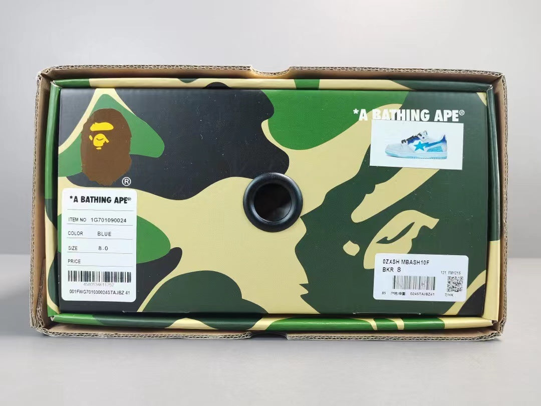 A Bathing Ape Bape SK8 Sta Blue