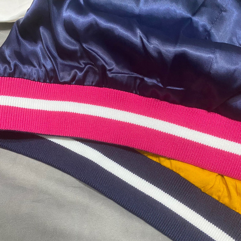 Human Made Girls Dont Cry Satin Varsity Jacket