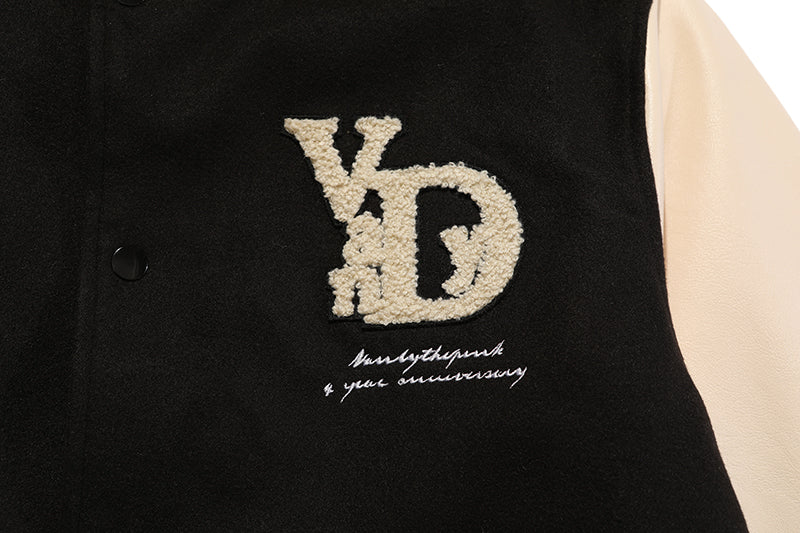 Vandy The Pink 4 Year Anniversary Varsity Jacket "Black Sail"