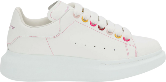 Alexander McQueen Wmns Oversized Sneaker 'White Rainbow'