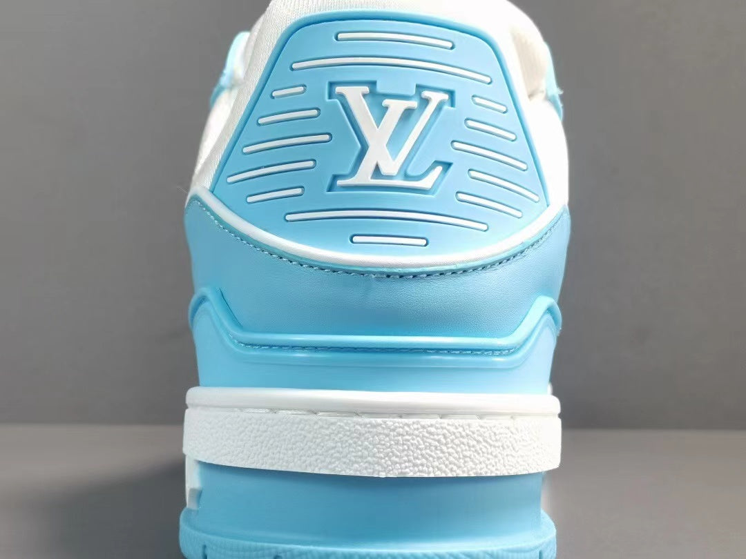 Louis Vuitton Trainer Low White Sky Blue