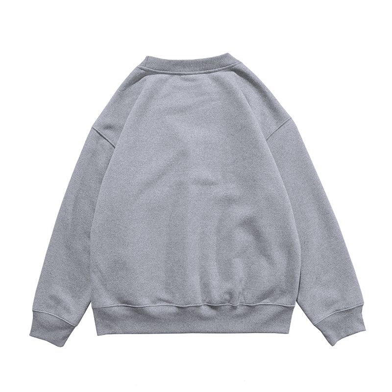 AMI Paris Ami de Coeur logo Crewneck - Grey