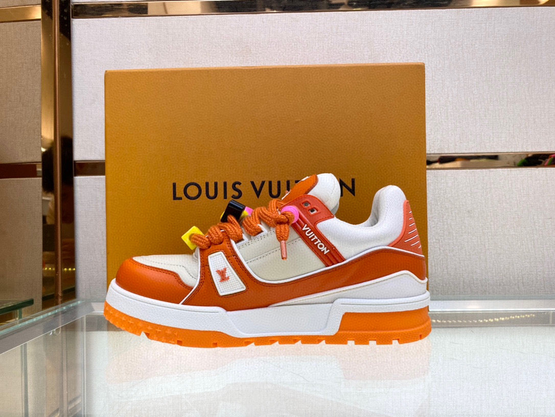 Louis Vuitton LV Trainer Maxi Orange