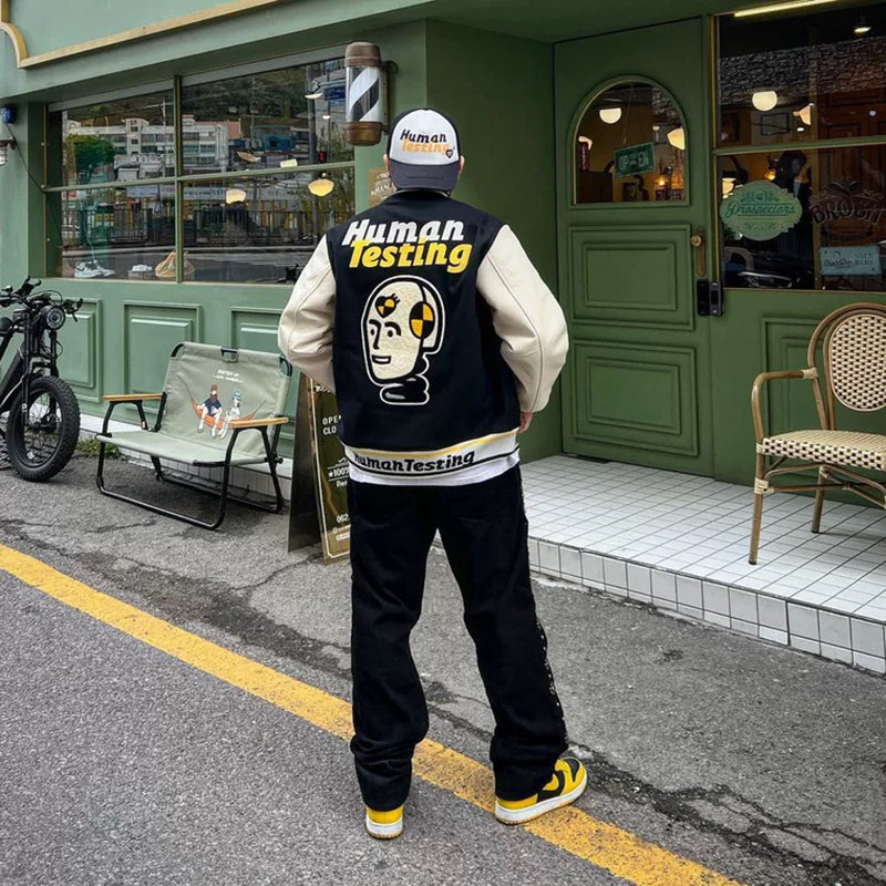 Human Made x Asap Rocky Human Testing Varsity Jacket