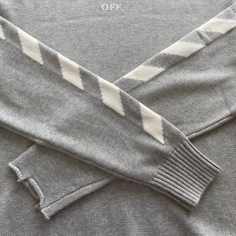 Off-White Diag Arrows Knit Sweater Black