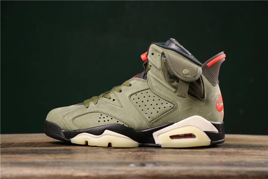 Travis Scott x Air Jordan 6 Retro 'Olive'