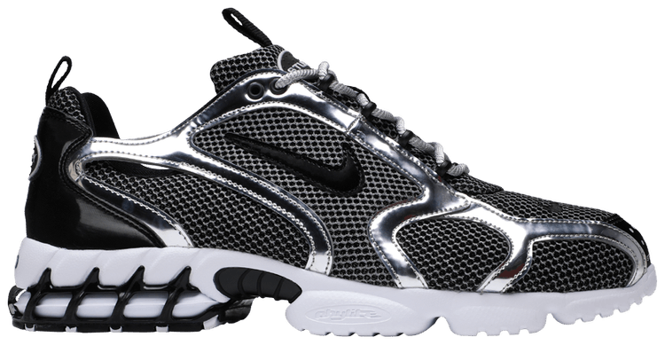 Stussy x Air Zoom Spiridon Caged 'Pure Platinum'