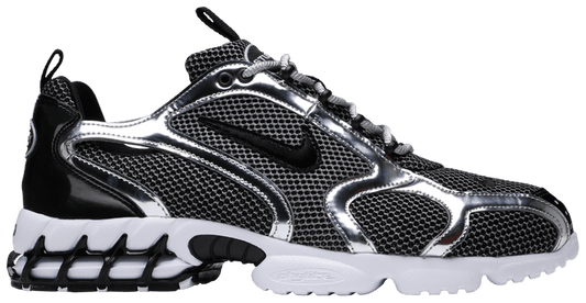 Stussy x Air Zoom Spiridon Caged 'Pure Platinum'