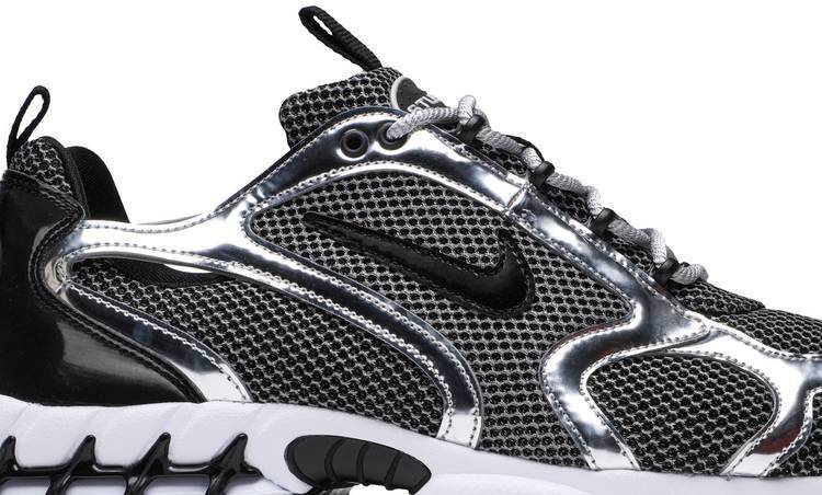 Stussy x Air Zoom Spiridon Caged 'Pure Platinum'
