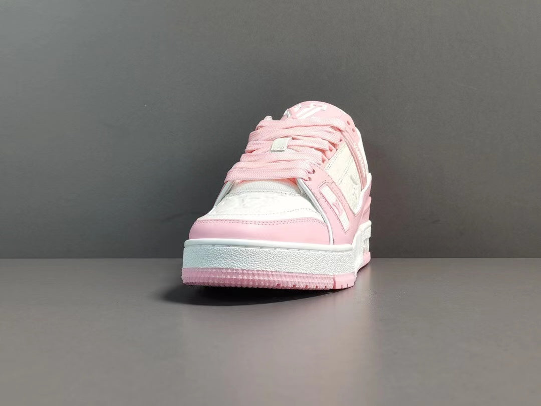 Louis Vuitton Trainer Pink White (W)