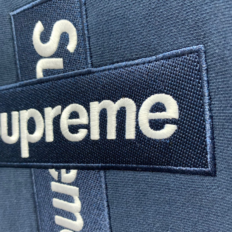 Supreme Cross Box Logo Hooded Sweatshirt