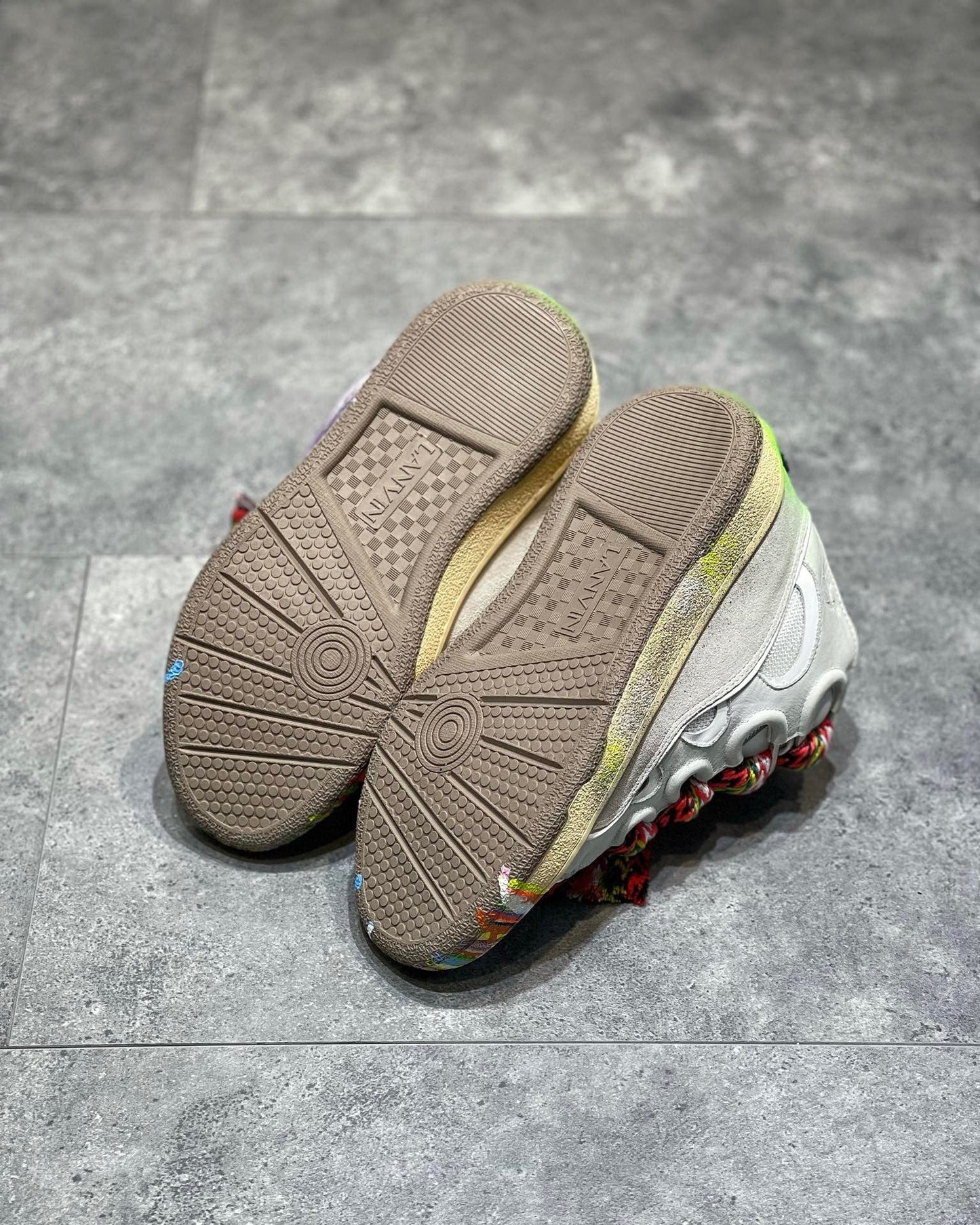 Gallery Dept. x Lanvin Curb 'Paint Drip - Optical White'