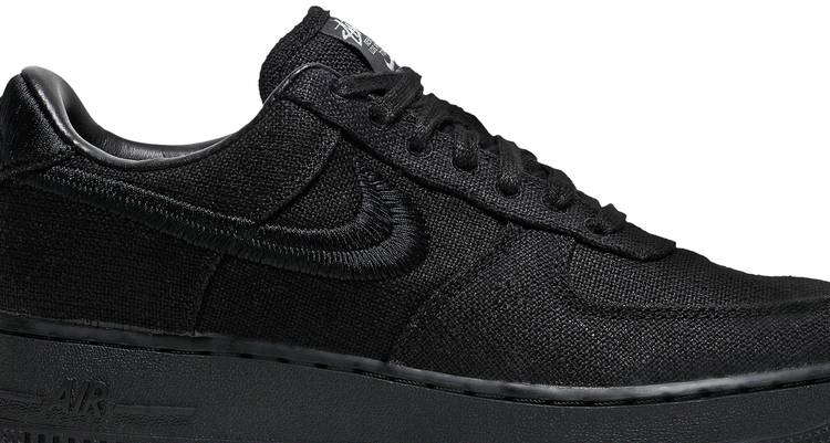 Stussy x Air Force 1 Low 'Triple Black'
