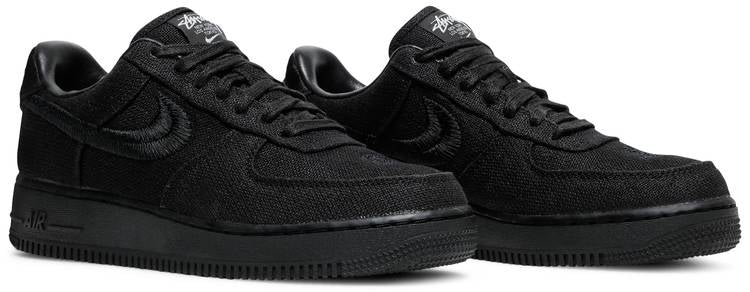 Stussy x Air Force 1 Low 'Triple Black'