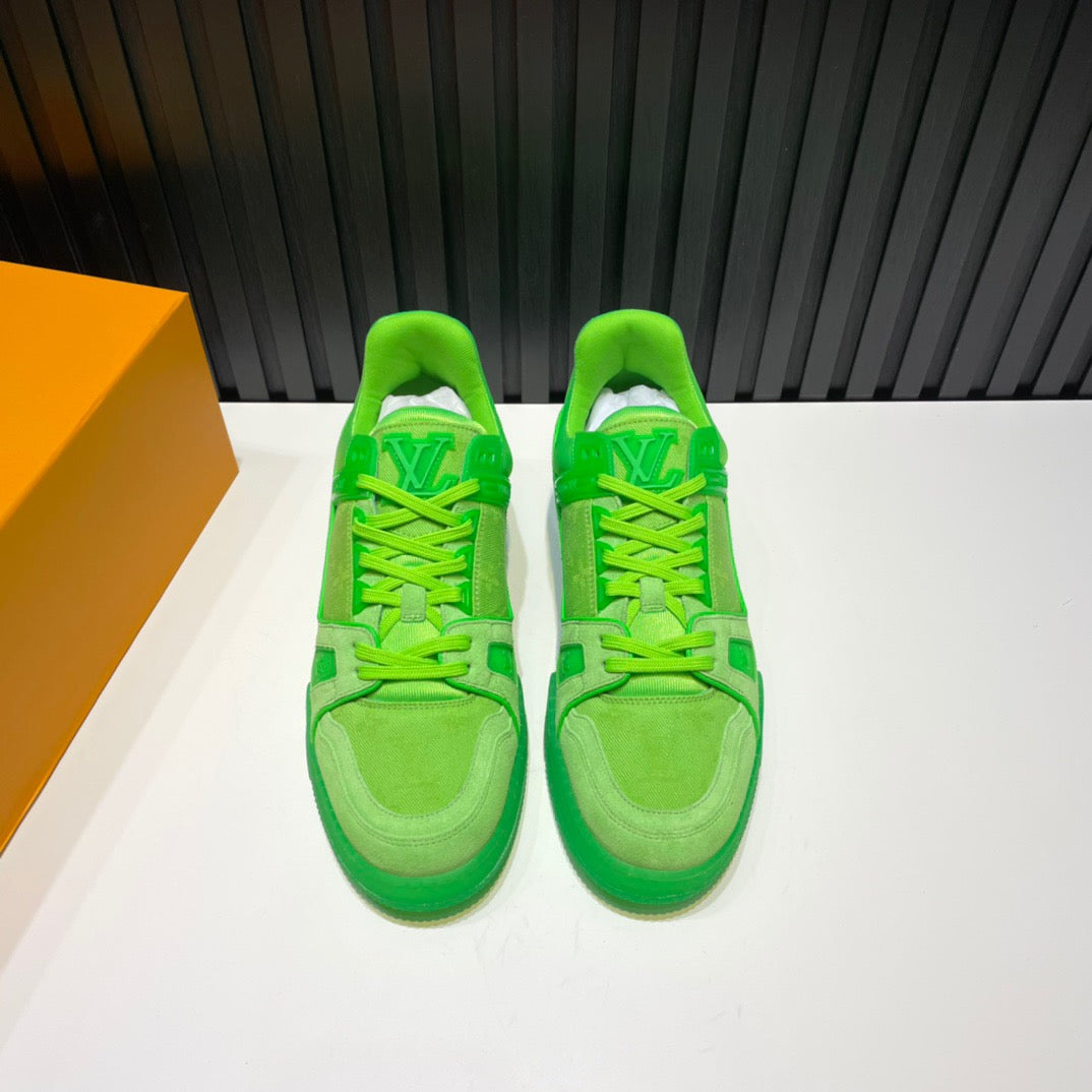 Louis Vuitton LV Trainer Fluroescent Green
