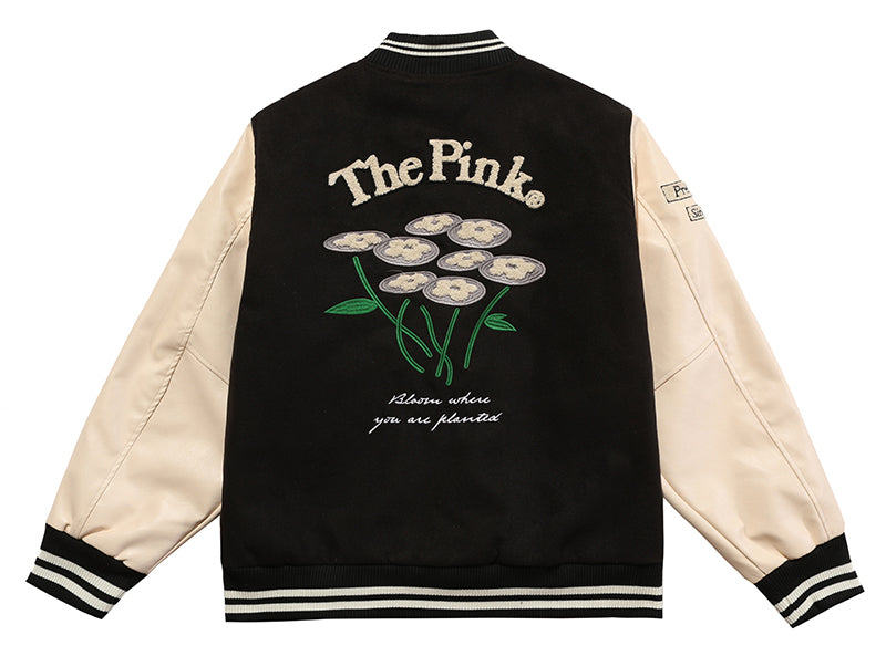 Vandy The Pink 4 Year Anniversary Varsity Jacket "Black Sail"