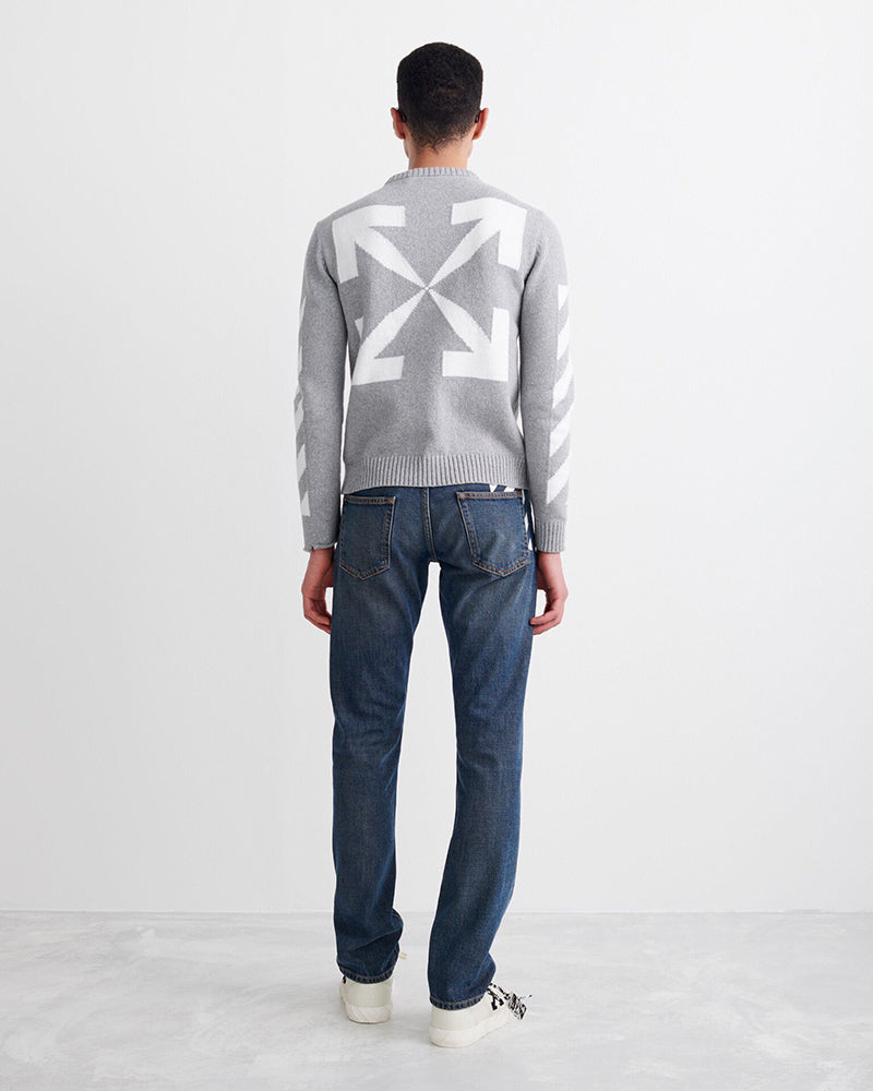 Off-White Diag Arrows Knit Sweater Black