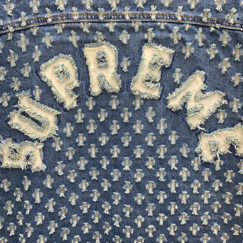Supreme Hole Punch Denim Trucker Jacket