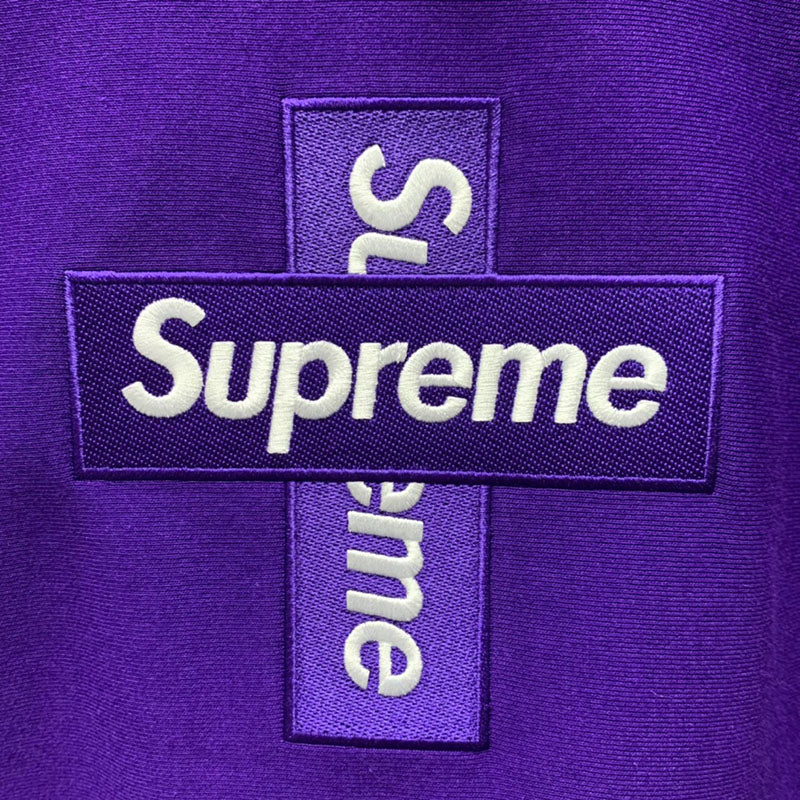 Supreme Cross Box Logo Hooded Sweatshirt