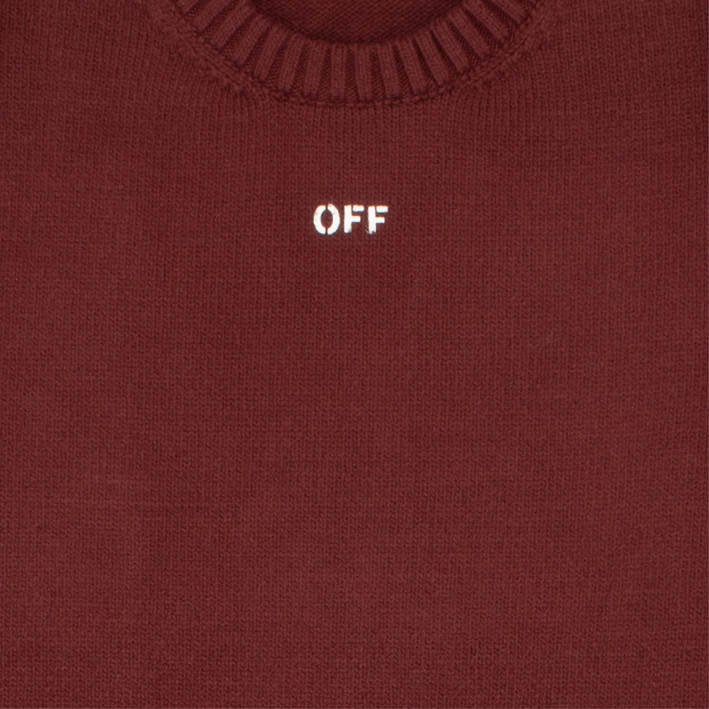 Off-White Diag Arrows Knit Sweater Black Light Grey / White