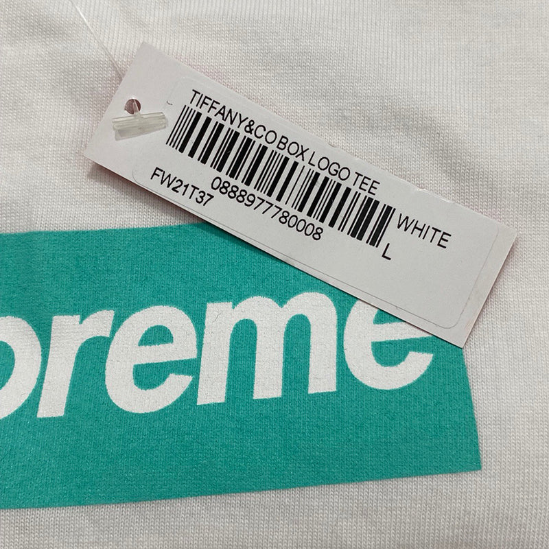 Supreme Tiffany & Co. Box Logo Tee White