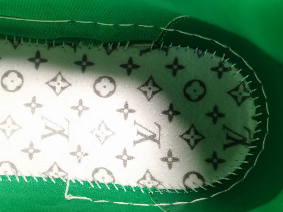 Louis Vuitton Trainer Monogram Denim Green