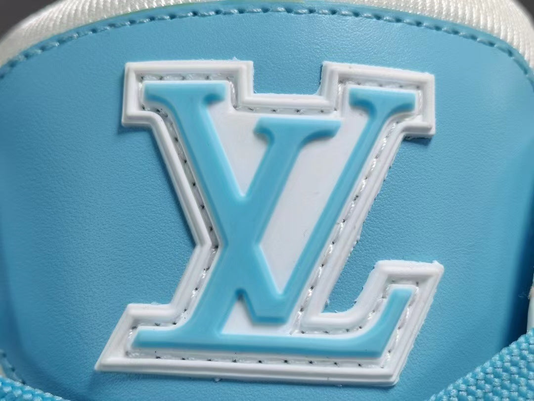 Louis Vuitton Trainer Low White Sky Blue
