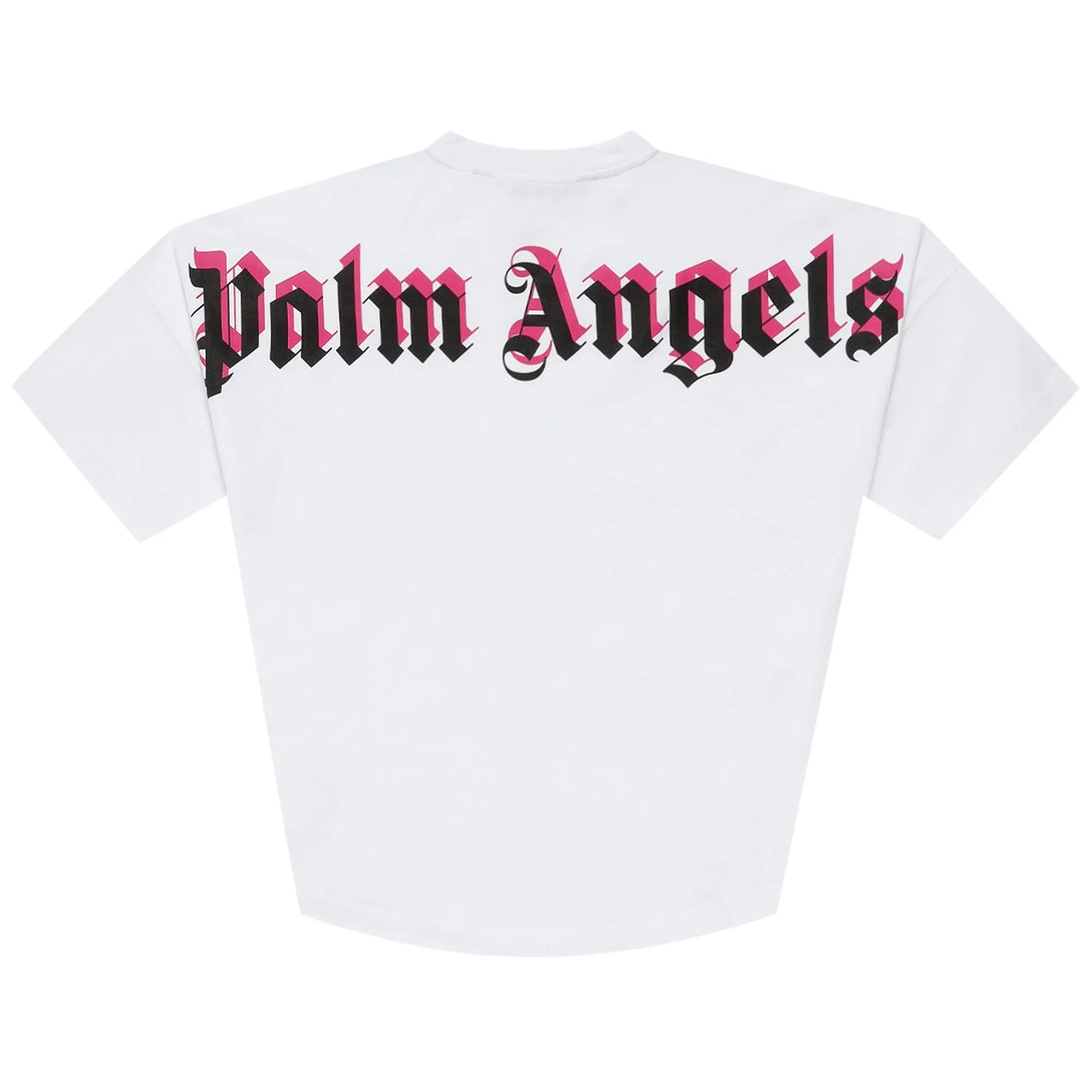 Palm Angels Doubled Logo Crewneck T-shirt