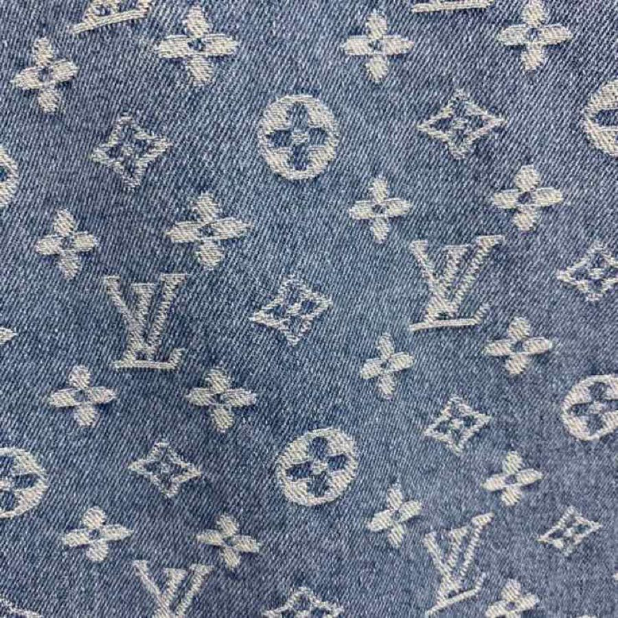 Supreme x Louis Vuitton Jacquard Denim Trucker Jacket Blue