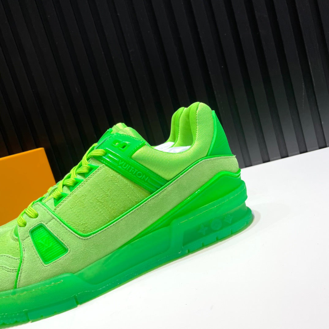 Louis Vuitton LV Trainer Fluroescent Green