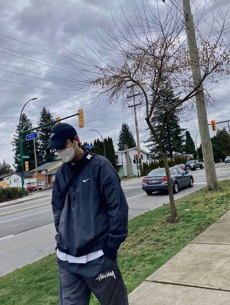 Nike x Stussy Windrunner Jacket Off Noir