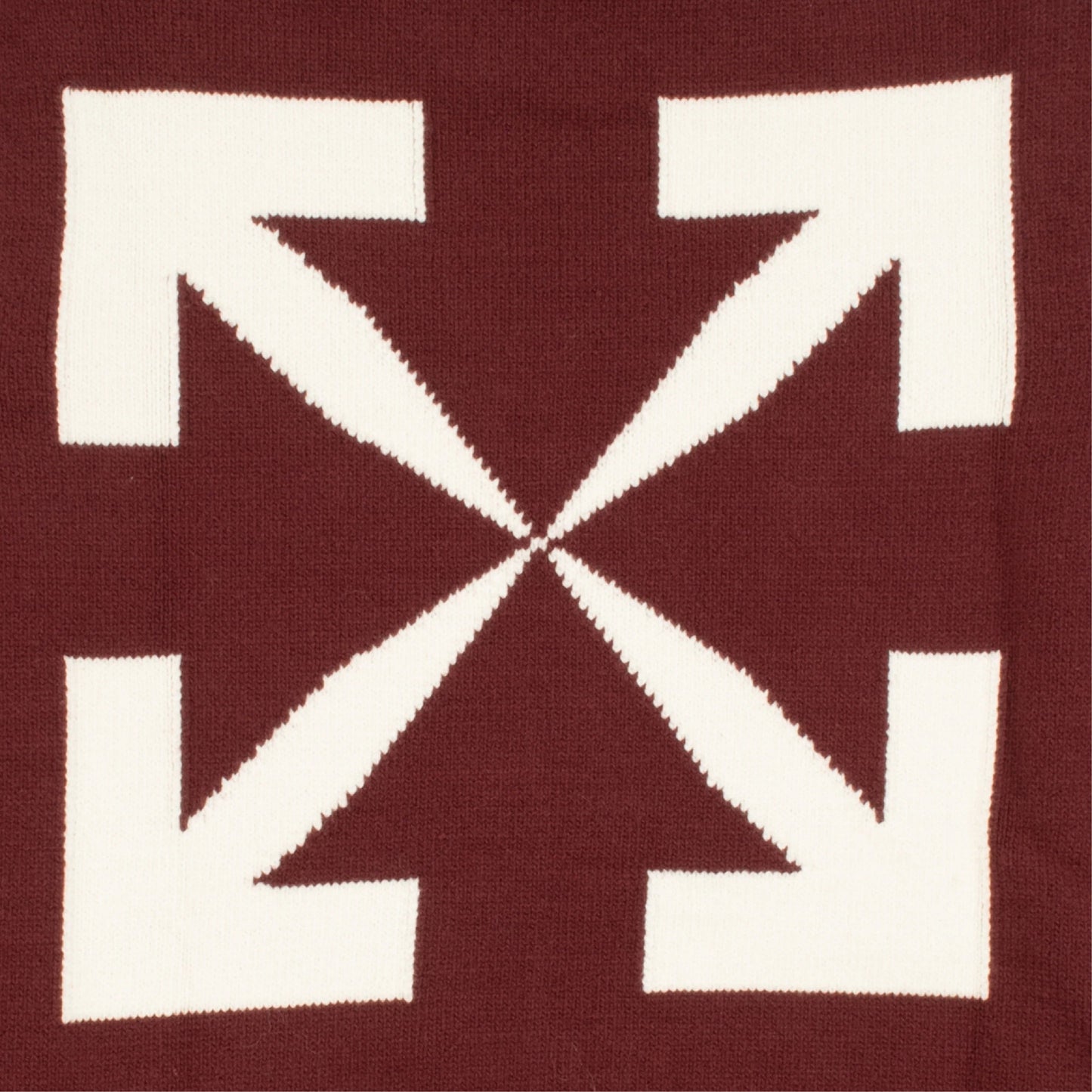 Off-White Diag Arrows Knit Sweater Olive / Orange