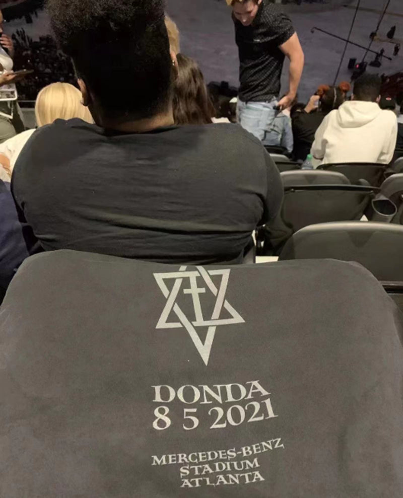 Kanye West DONDA August 5 Listening Event L/S T-shirt Black