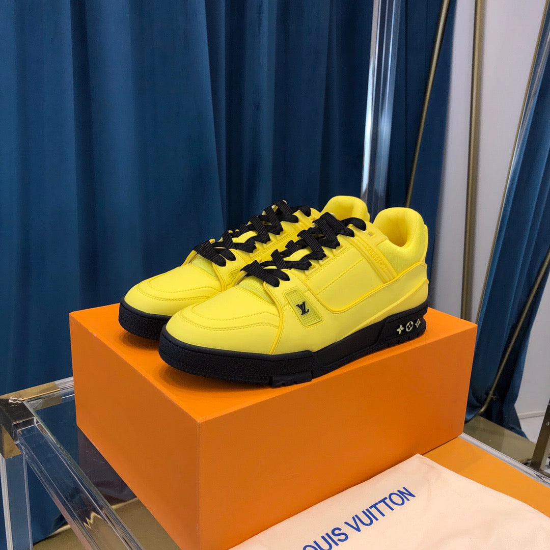 Louis Vuitton LV Trainer Yellow Black