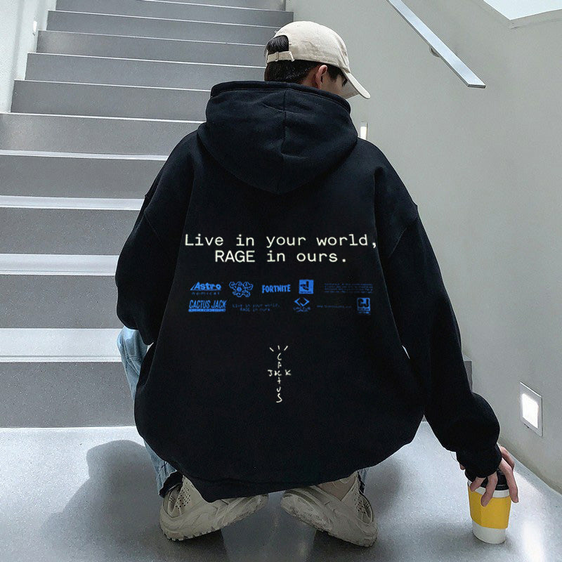 Travis Scott The Scotts World Hoodie Black