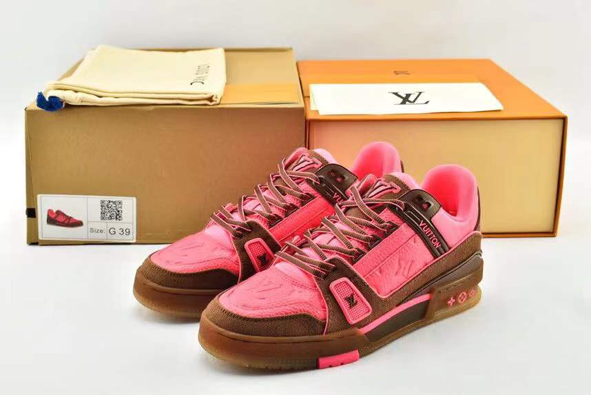 Louis Vuitton Trainer 'Pink Monogram'