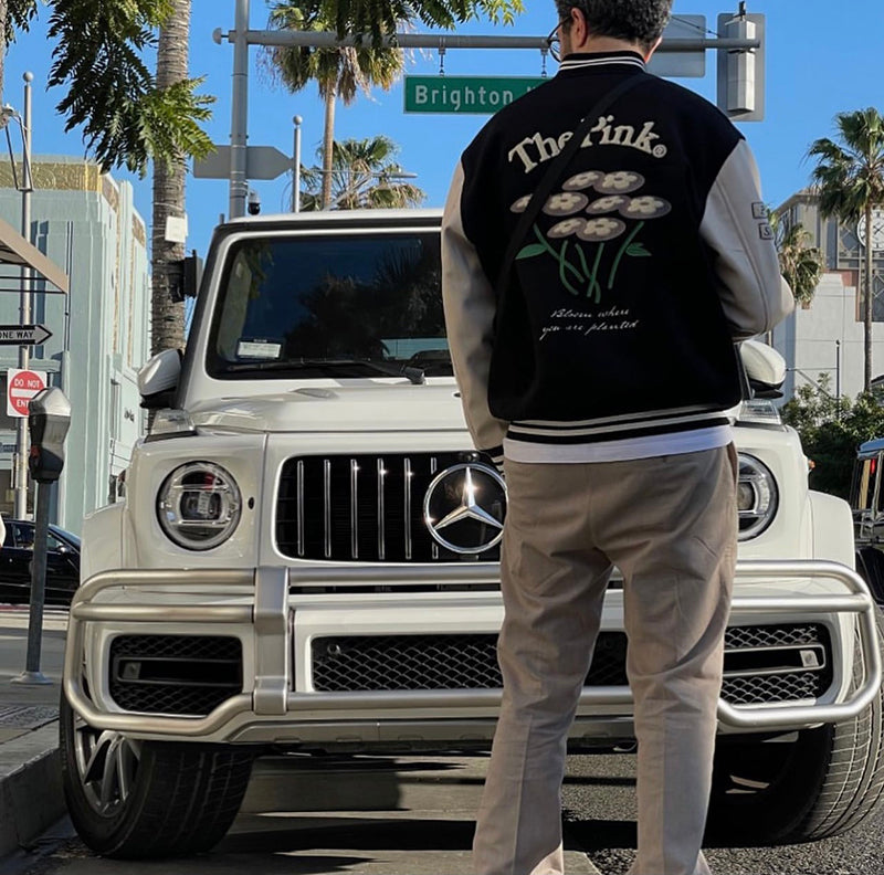 Vandy The Pink 4 Year Anniversary Varsity Jacket "Black Sail"