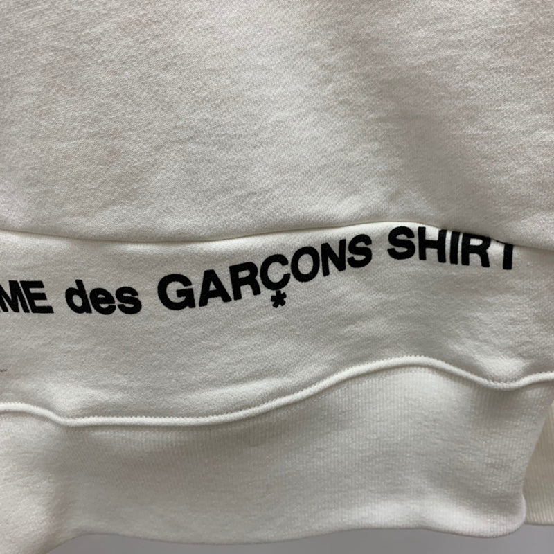 Supreme Comme des Garcons SHIRT Split Box Logo Hooded Sweatshirt White