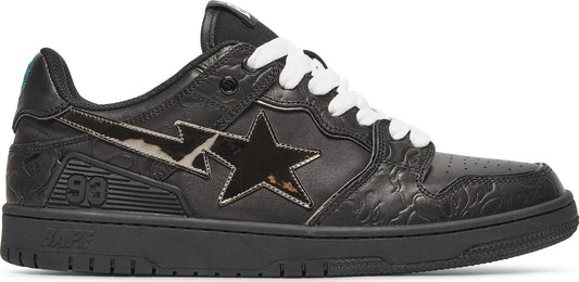 Sk8 Sta Low 'Black Silver'