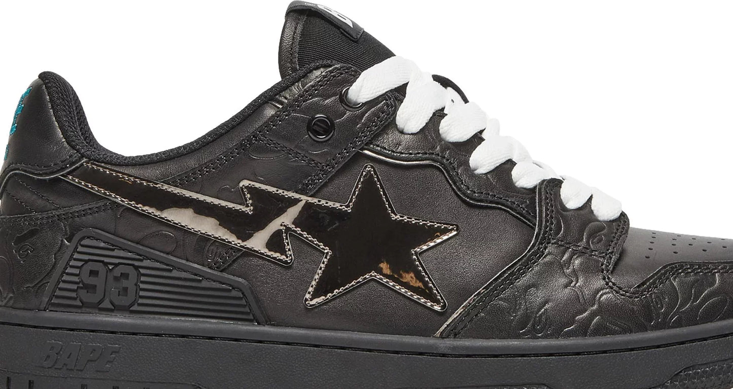 Sk8 Sta Low 'Black Silver'