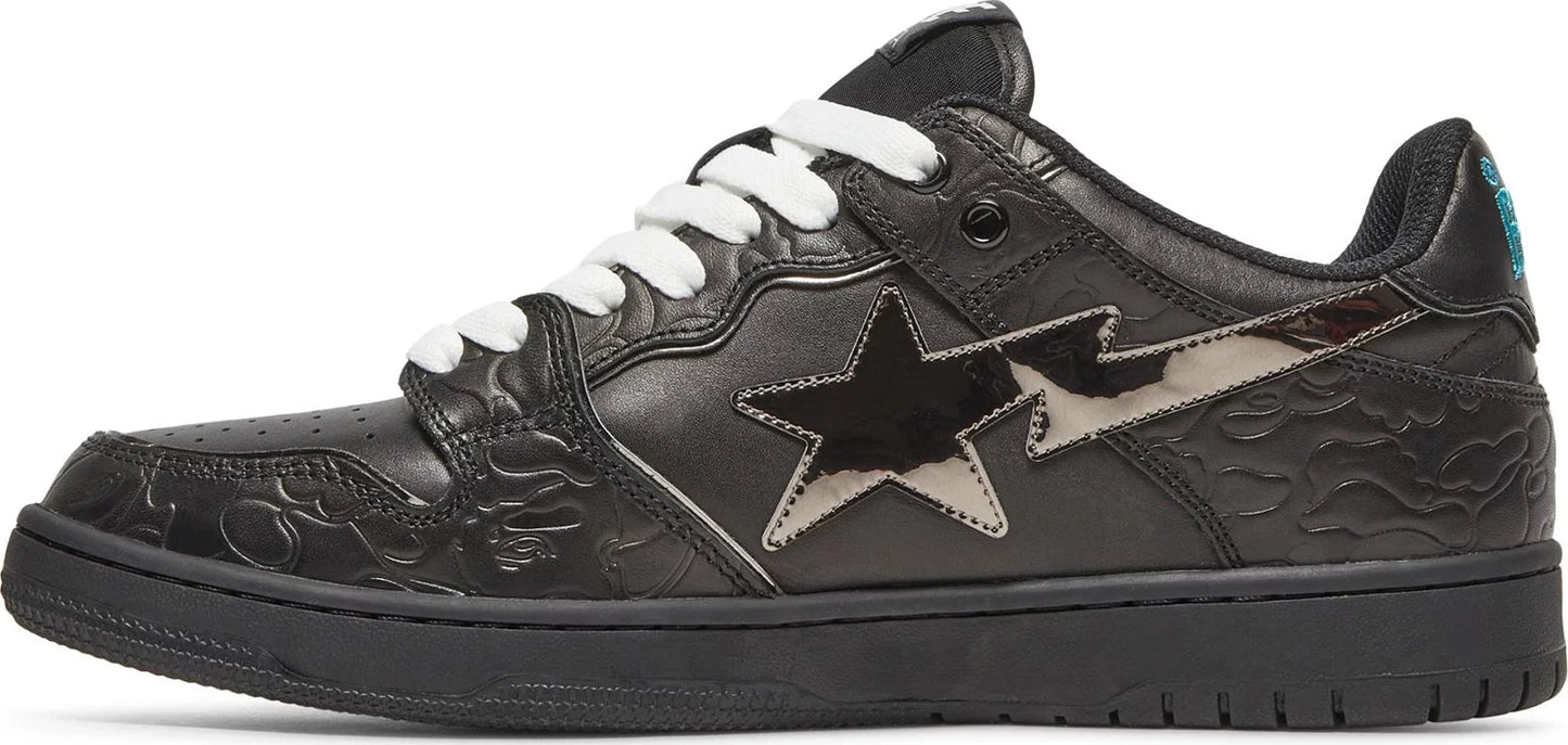 Sk8 Sta Low 'Black Silver'