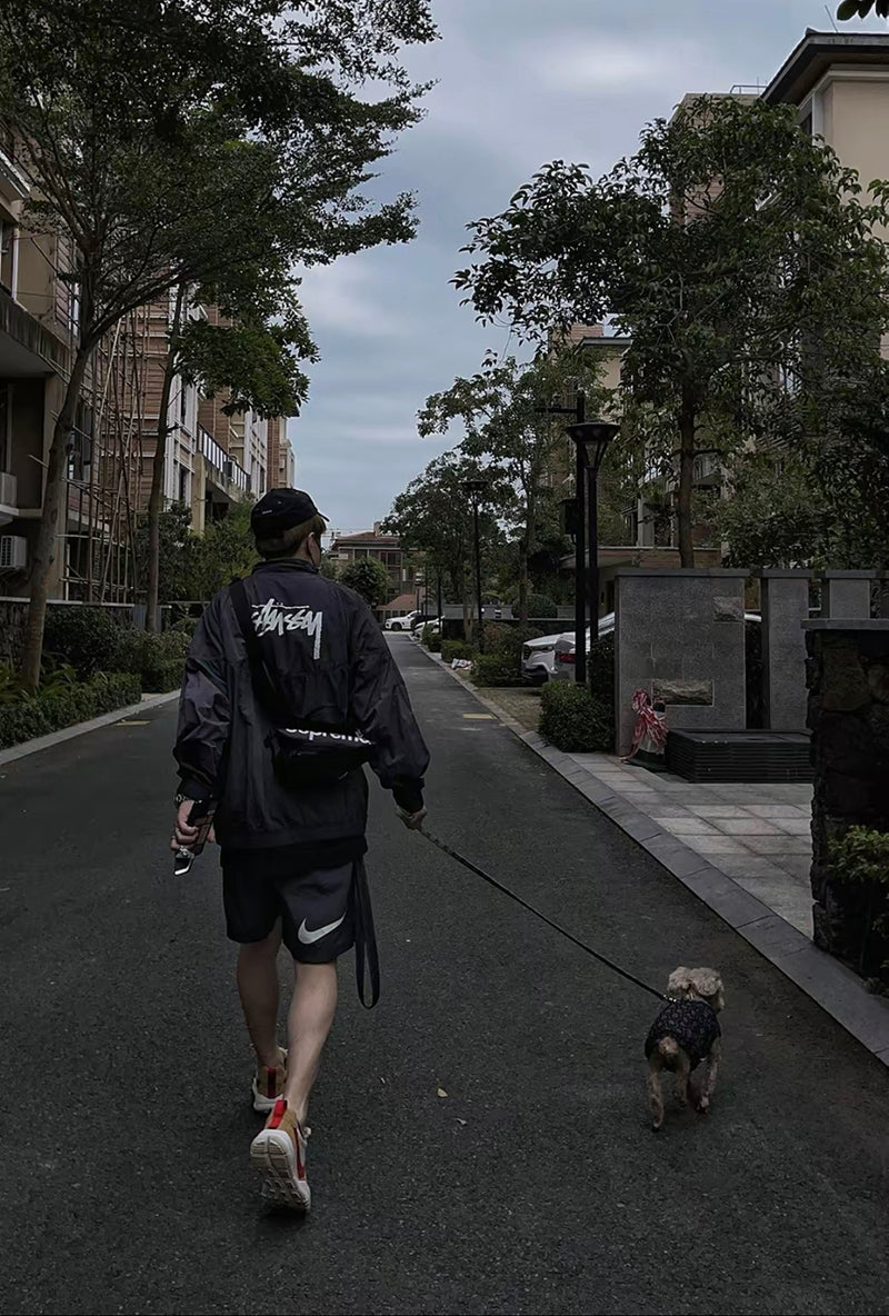 Nike x Stussy Windrunner Jacket Off Noir