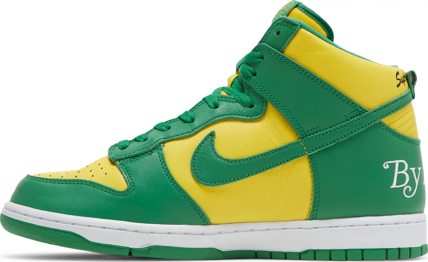 Supreme x Dunk High SB 'By Any Means - Brazil'